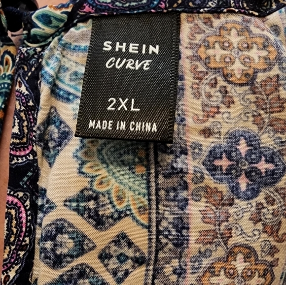 SHEIN Women's Paisley Print Tunic Top - Picture 12 of 13